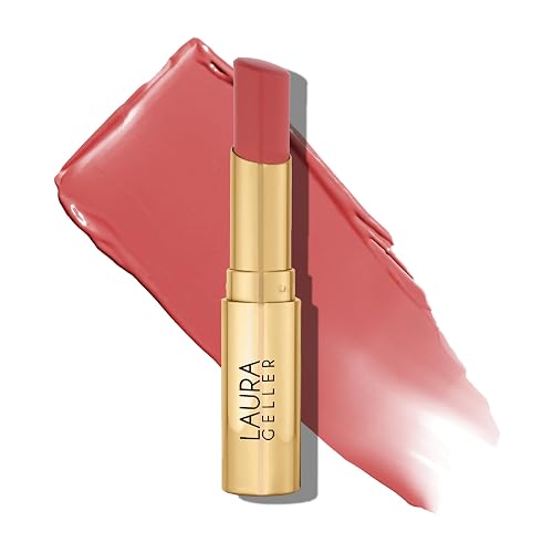 LAURA GELLER NEW YORK Jelly Balm Tinted Lip Balm - Just Peachy - Hydrating Lip Color with Shine Finish - Squalane & Vitamin E - Buildable Sheer Beauty & Personal Care LAURA GELLER NEW YORK