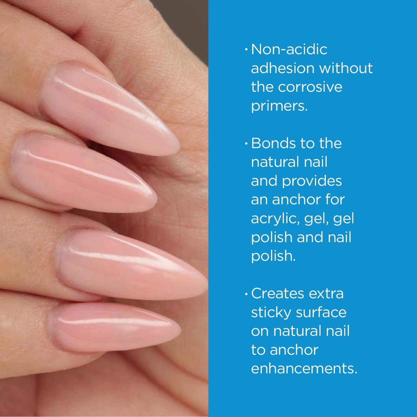 Young Nails Protein Bond - Non-Acidic Nail Primer, Enhanced Adhesion for Gel Polish & Acrylic, Nail Dehydrator, PH Bonder for Gel Nails, 0.25 oz Beauty & Personal Care Young Nails