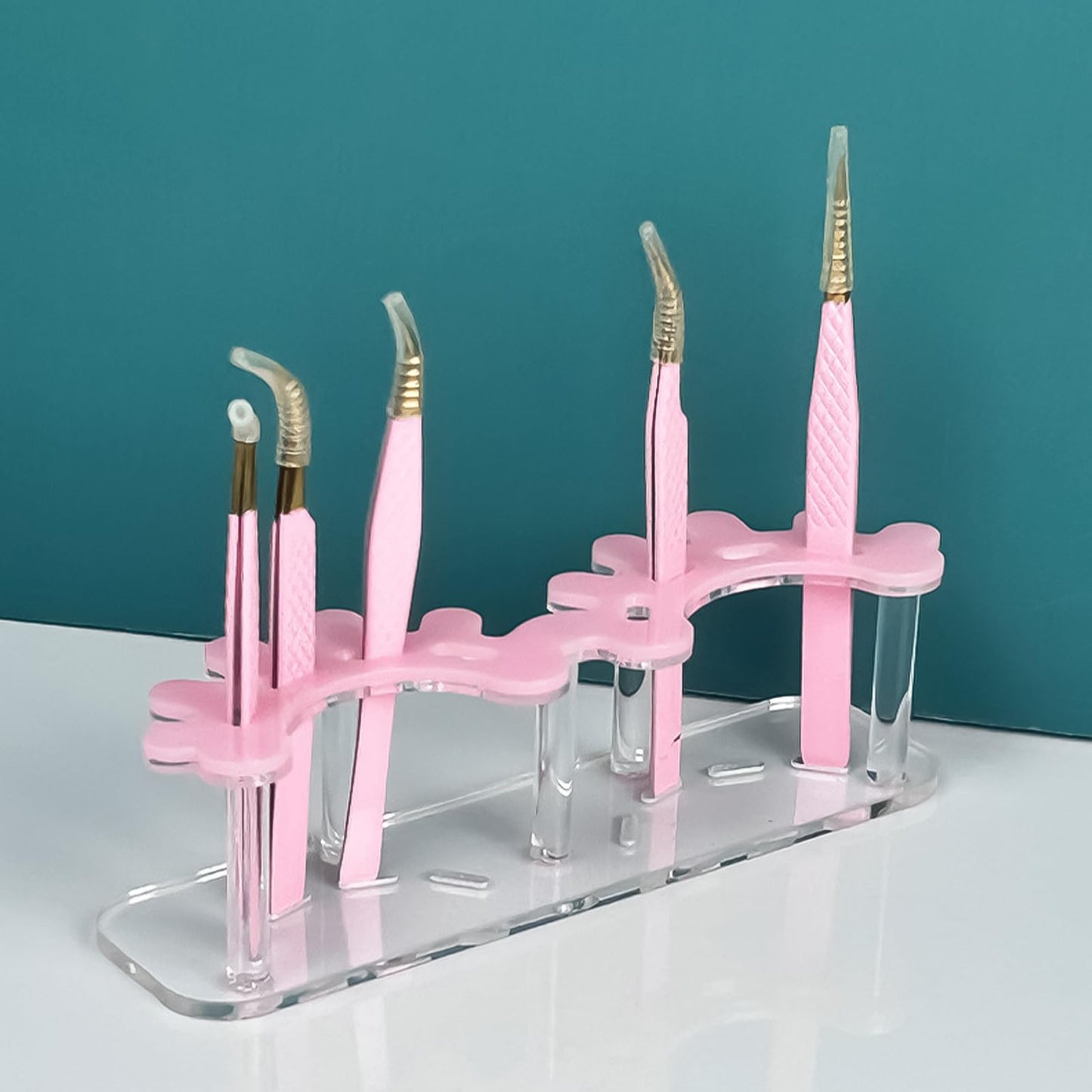EINCORN Tweezers Stand Holder Tweezers Stand Eyelash Tweezers Storage Rack Tweezers Display Stand Acrylic Tweezers Holder Shelf Beauty and Personal Care EINCORN