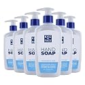 Kiss My Face Fragrance Free Liquid Hand Soap - Vegan and Cruelty Free Hand Wash Soap - 9 fl oz Bottle with Pump Dispenser (Fragrance Free, Pack of 6) Beauty & Personal Care Kiss My Face