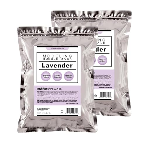 estheSKIN No.108 Lavender Modeling Mask Powder for Professional Facial Treatment, 35 Oz. (2 pack) Beauty & Personal Care estheSKIN