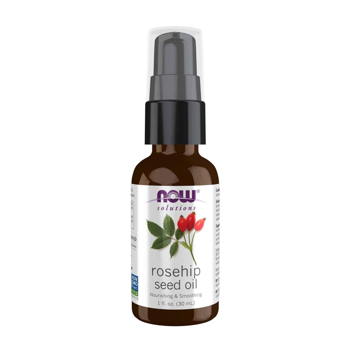 NOW Solutions, Rose Hip Seed Oil, 100% Pure, Nourishing and Renewing, For Facial Care, Vegan, Child Resistant Cap, 1-Ounce Beauty & Personal Care NOW Foods