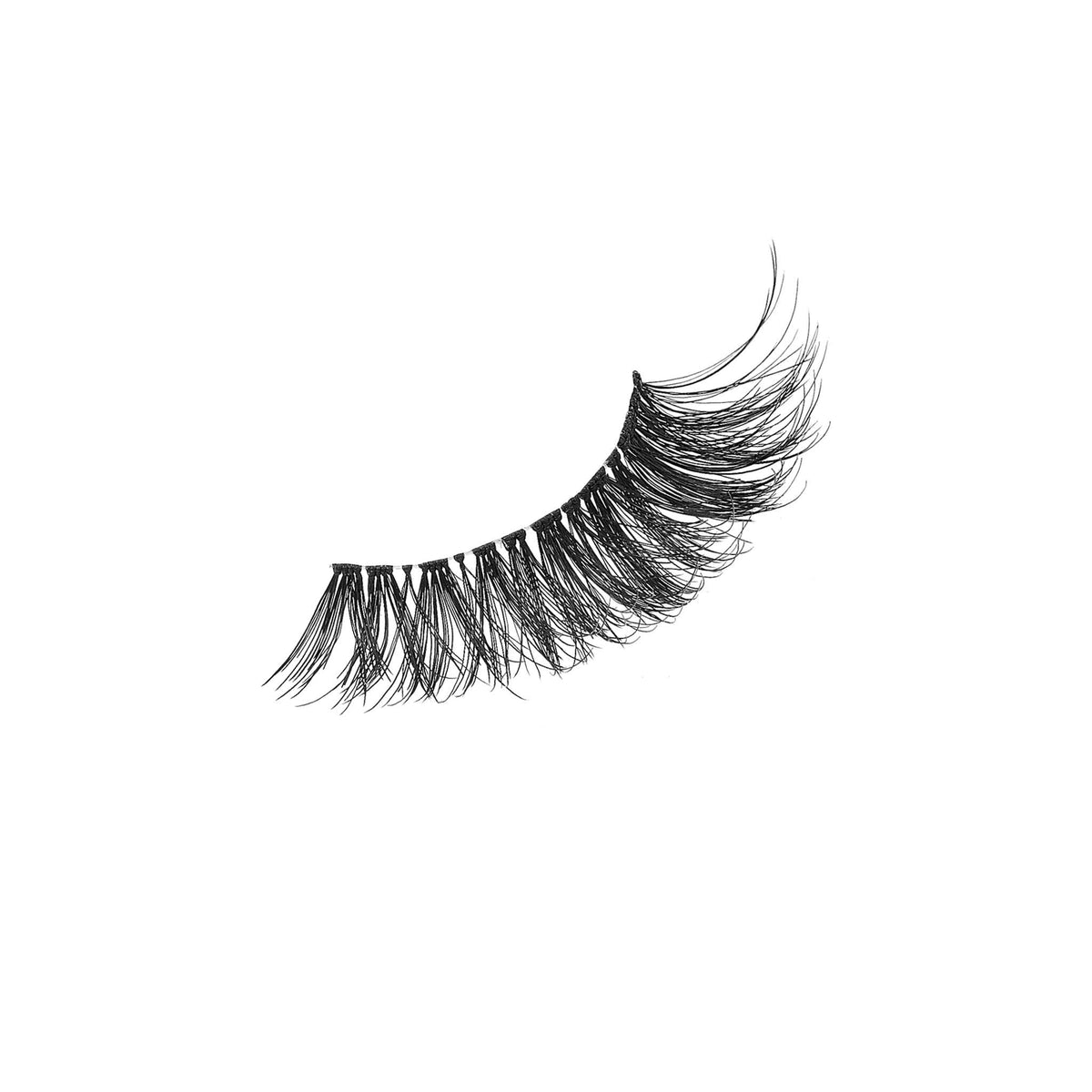 i-ENVY False Lashes, Remy 3D Lashes Value Pack 100% Human Hair Natural Fluffy Wispy Invisible Band Seamless Look Reusable Eyelashes (05) Beauty & Personal Care i•ENVY