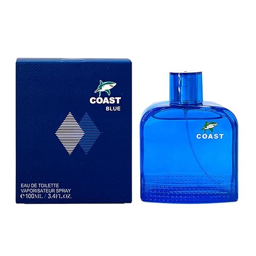 EBC Perfume Coast Men Perfume Choose 1 x 100ml Eau De Parfum Vaporisateur Spray, Essential Oil From France (Blue) Beauty & Personal Care EBC Perfume