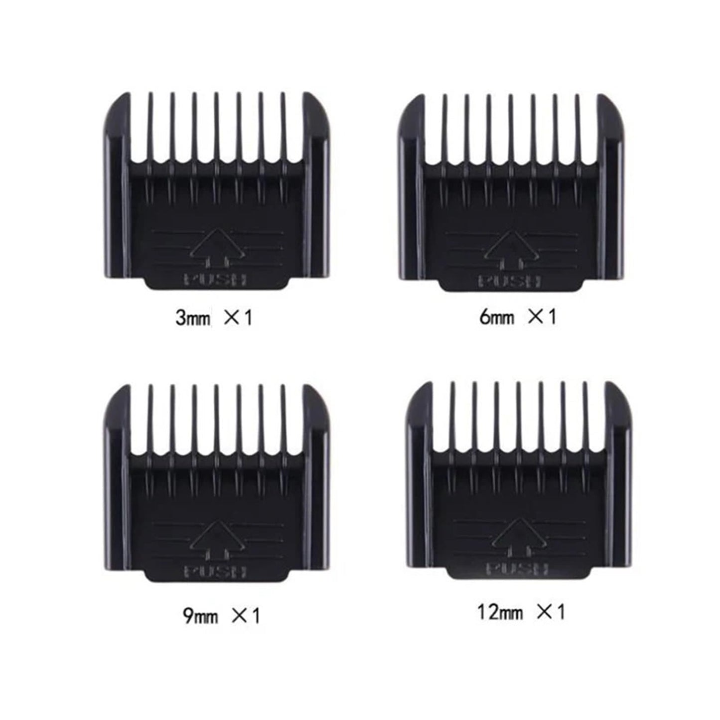 Electric Clipper Accessories,4Pcs Cut Clipper Limit Comb Guide Attachment Size Barber Replacement(3mm,6mm,9mm,12mm) Beauty and Personal Care LDGSUPH