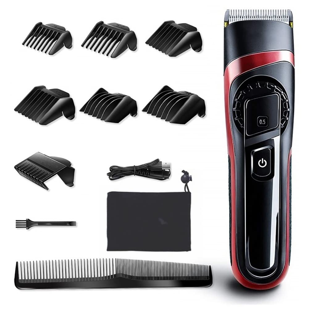 GLESVOWIO Hair Clippers Cordless Professional Clipper for Men Waterproof Electric Trimmer Beard Trimer Cutting Machine Kit Beauty and Personal Care GLESVOWIO
