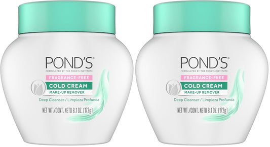 POND’S Cold Cream Cleanser,Fragrance-Free - Moisturizing Makeup Remover & Deep Cleansing Face Cream - Facial Cleanser for Soft,Radiant Skin Beauty and Personal Care POND'S Default Title