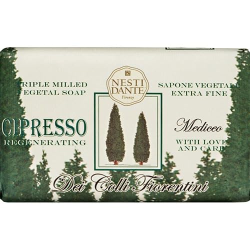 Nesti Dante Nesti dante dei colli fiorentini triple milled vegetal soap - cypress tree, 8.8oz, 8.8 Ounce Beauty & Personal Care Nesti Dante