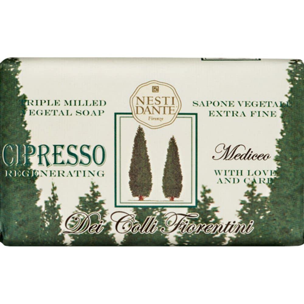 Nesti Dante Nesti dante dei colli fiorentini triple milled vegetal soap - cypress tree, 8.8oz, 8.8 Ounce Beauty & Personal Care Nesti Dante