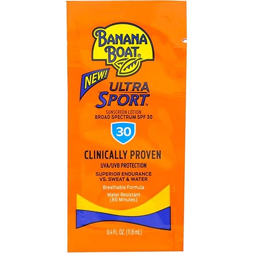 Banana Boat Sport Sunscreen, SPF 30 Protection lotion, Travel Packets, 0.4 Fl Oz (Pack of 24) Beauty & Personal Care Banana Boat