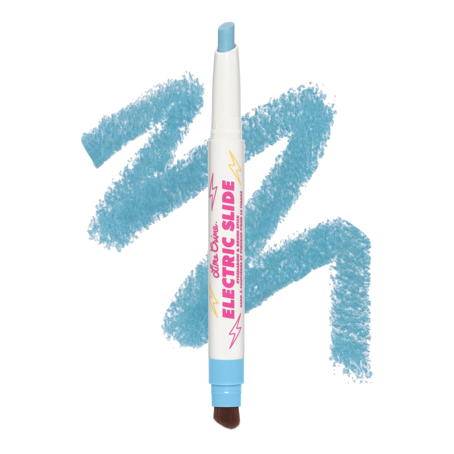Lime Crime Electric Slide Eyeshadow & Brush Stick, OMG - Lightweight 2-in-1 Eyeshadow Smudge Stick with Angled Brush for Long Lasting & Natural Color Beauty & Personal Care Lime Crime