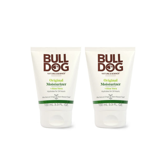 Bulldog Mens Skincare and Grooming Original Facial Moisturizer, 3.3 Fluid Ounce - Pack of 2 Beauty & Personal Care BULLDOG