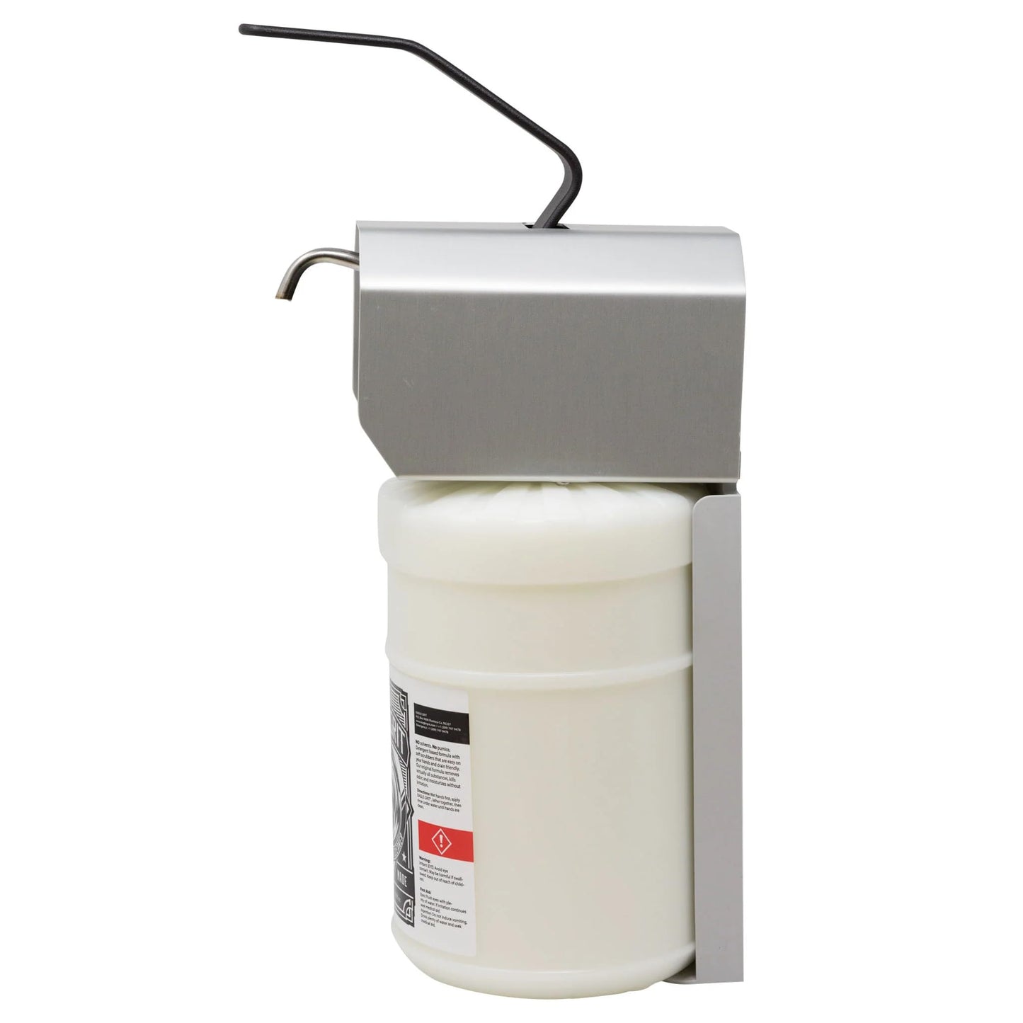 Eagle Grit Heavy Duty Industrial Hand Cleaner Wall Mount System - 1 Gallon USA Made Mechanic Soap + Dispenser - Silica-Based, Solvent-Free Hand Beauty & Personal Care EAGLE GRIT INDUSTRIAL HANDSOAP