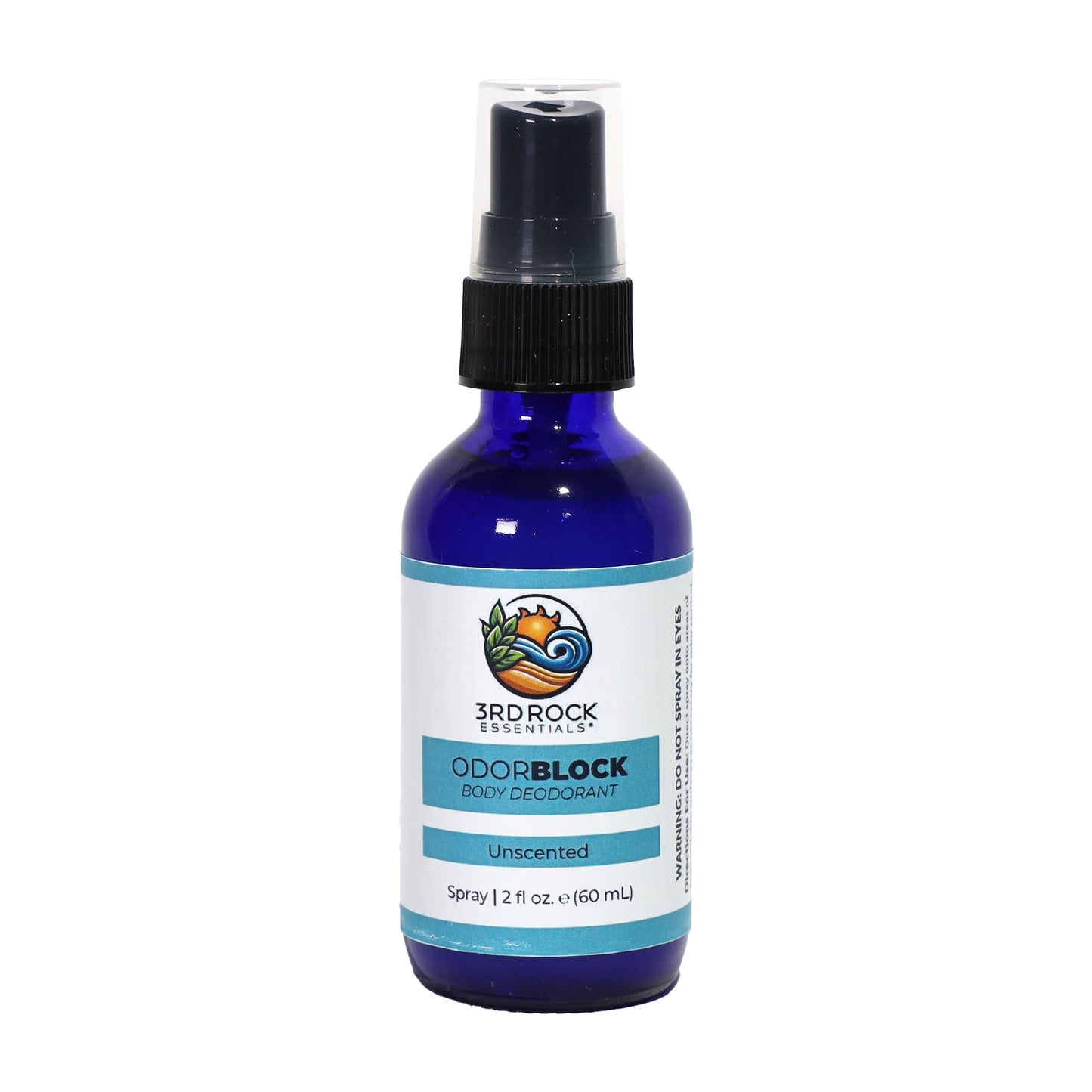 3rd Rock Essentials - ODORBlock Unscented Body Deodorant - Non Toxic Aluminum Free Invisible Deodorant Spray - All Natural Personal Care (2.0 oz Beauty and Personal Care 3rd Rock Essentials