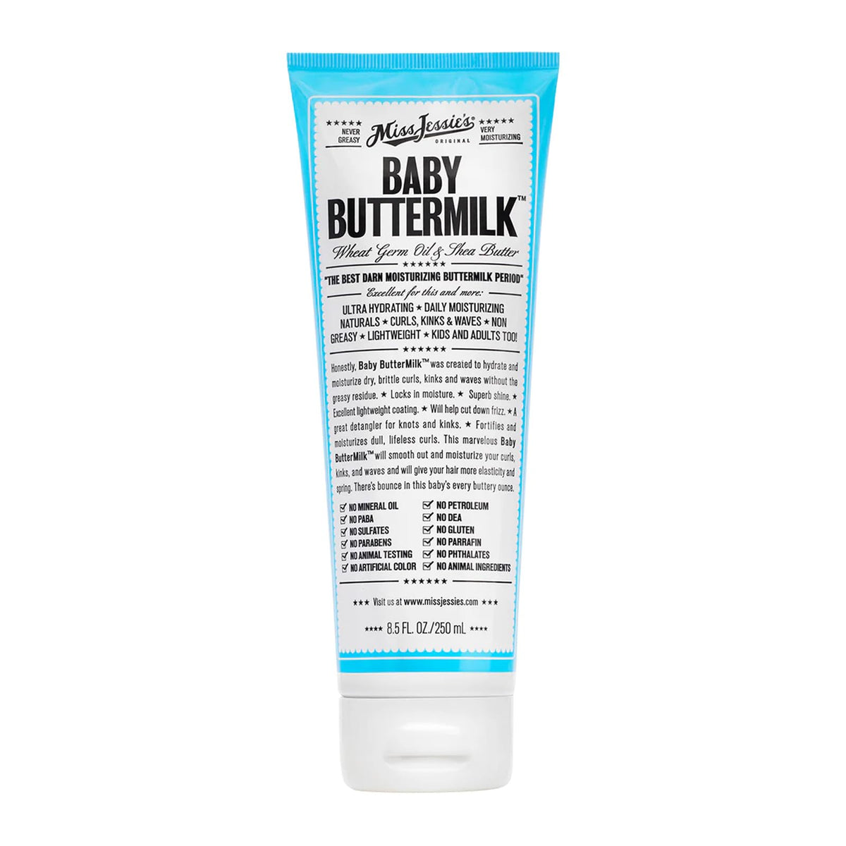 Miss Jessie's Baby Buttermilk 8.5 oz Cream: Unisex, Hydrating, Lightweight Moisturizer for Dry Skin Beauty & Personal Care Miss Jessie's