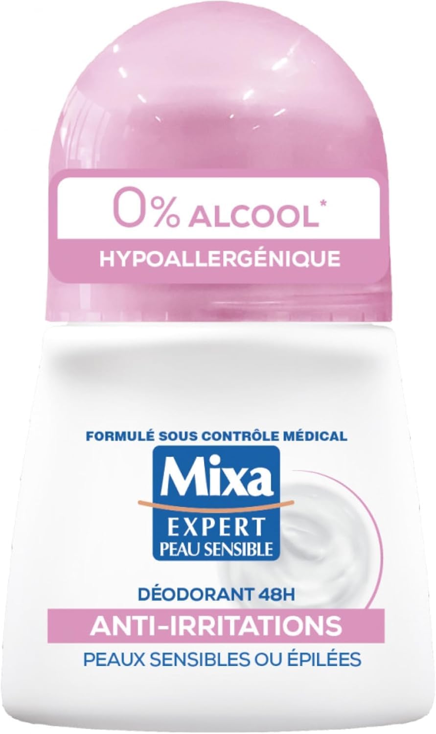 Mixa Anti-Irritation Deodorant with 48 Hour Ball Beauty and Personal Care Mixa