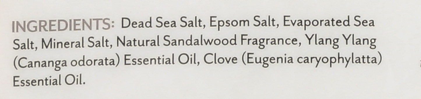 Soothing Touch Deep Sleep Bath Salts Balancing Soak Clove Sandalwood & Ylang, 32 Oz Beauty and Personal Care Soothing Touch