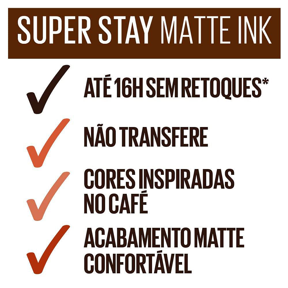 Maybelline New York SuperStay Matte Ink Liquid Lipstick, Coffee Edition, Caramel Collector, 0.17 Ounce