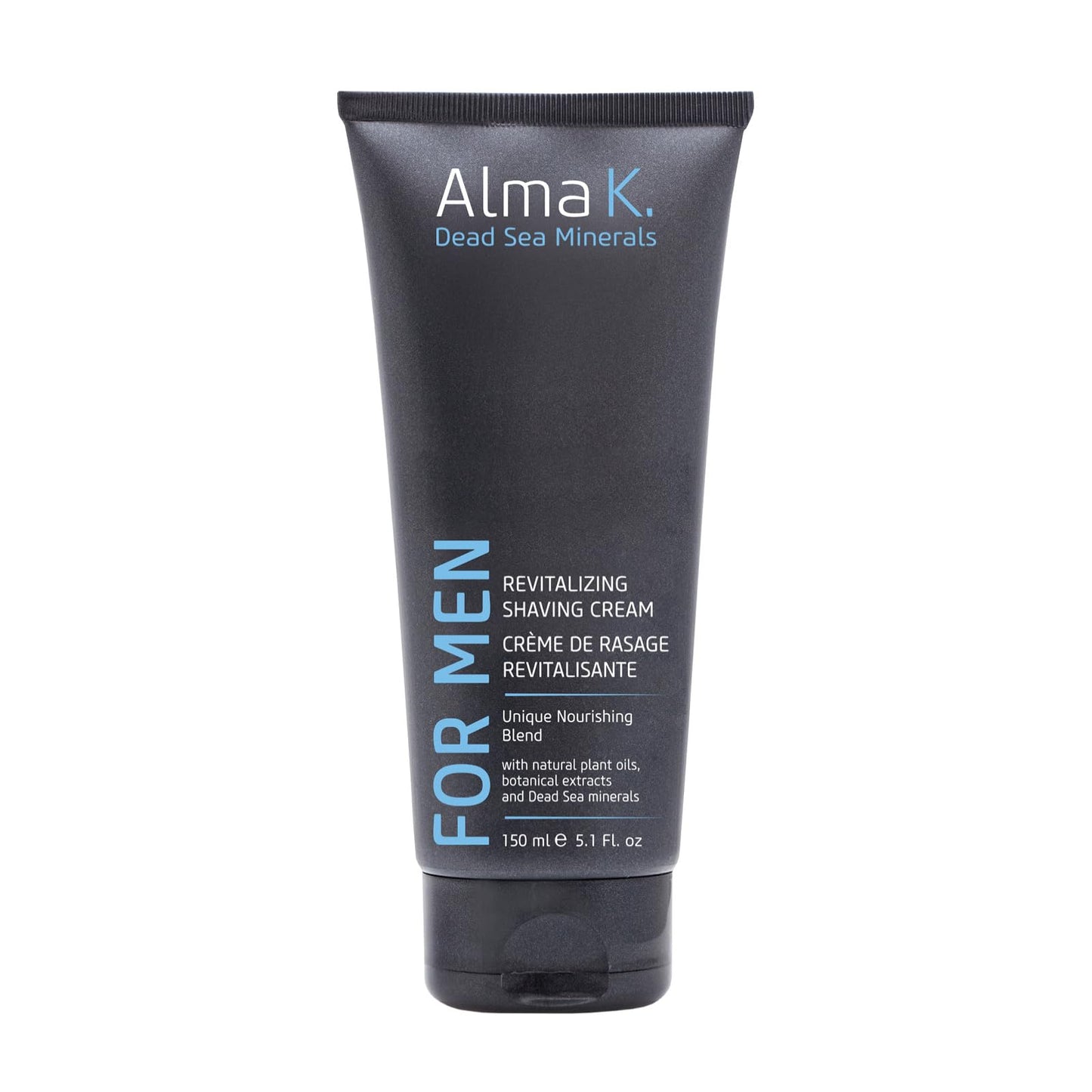 Alma K Revitalizing Shaving Cream - Nourishing and Calming Mens Shaving Cream with Dead Sea Minerals, Argan Oil - Gentle Shave Cream for Men - 5.1 oz Beauty and Personal Care ALMA K