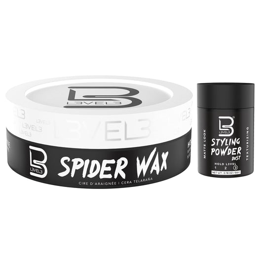 L3 Level 3 Spider Wax - Long Lasting and Strong Hold Improve your Hair Volume and Texture - Level Three Hair Wax for Men Beauty & Personal Care L3