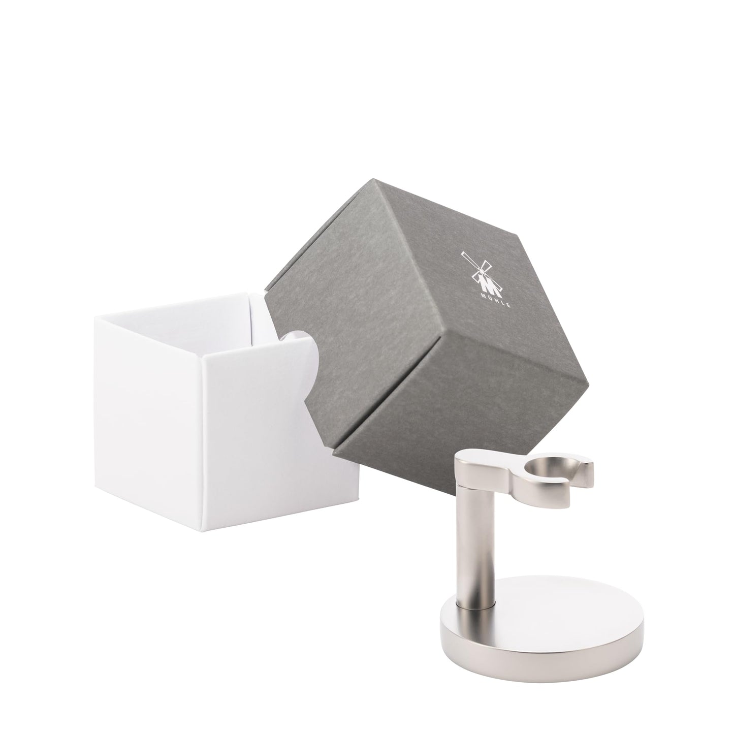 MÜHLE Single Holder for Classic Safety Razors - For ROCCA and COMPANION Razors - Matt Chrome Shaving Stand Beauty and Personal Care MÜHLE