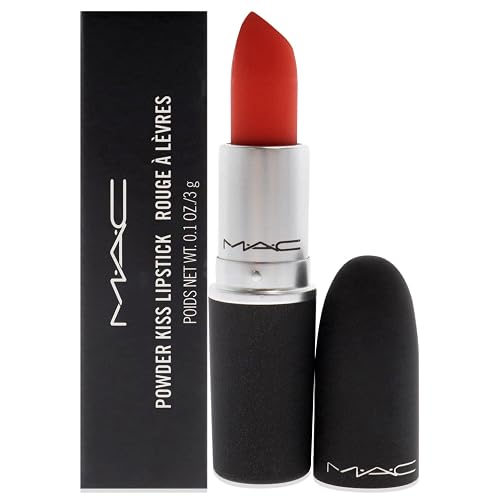 MAC Powder Kiss Lipstick - Style Shocked Lipstick Women 0.1 oz Beauty & Personal Care MAC