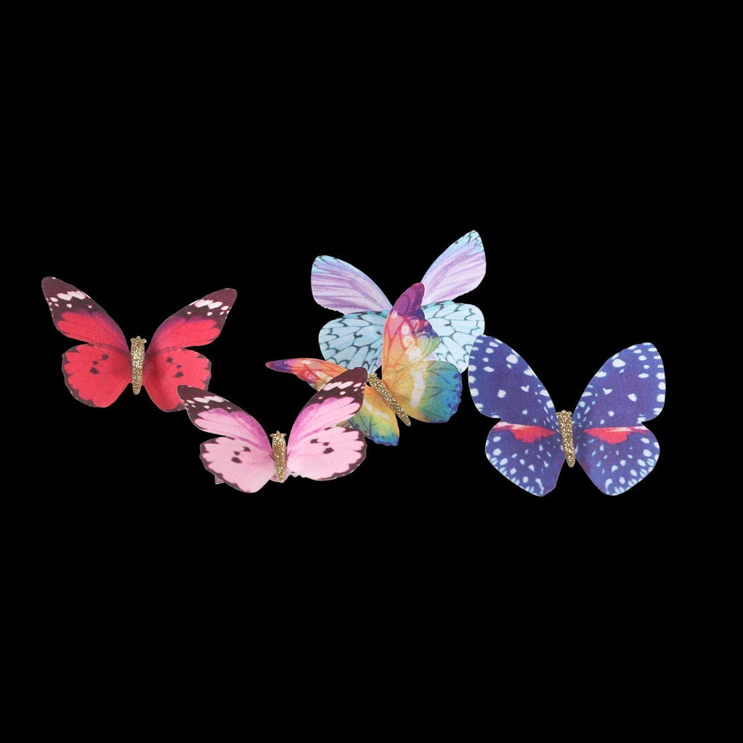 inSowni 20 Pack Multi Colors Butterfly Alligator Hair Clips Barrettes Bridal Wedding Accessories for Women Girls Kids Beauty & Personal Care inSowni