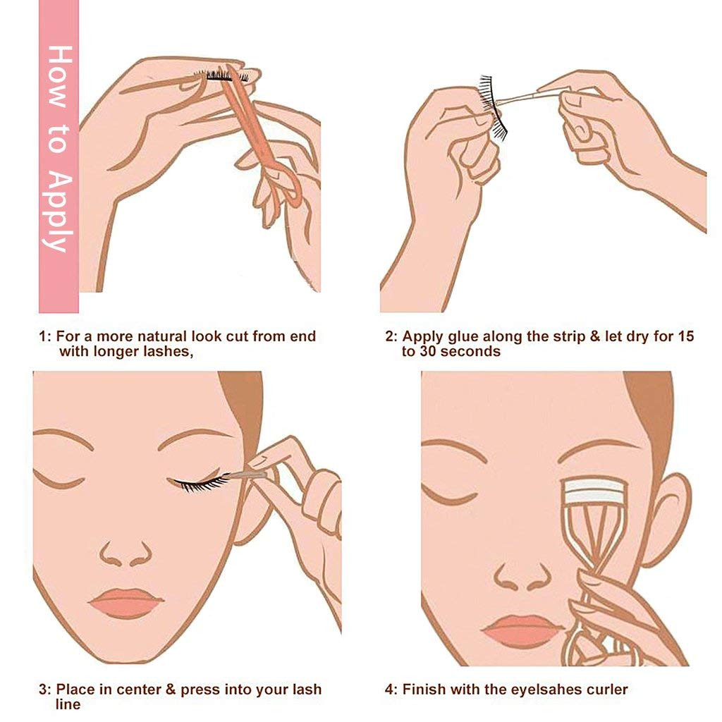 Dorisue False Eyelashes (10 pairs Set) Reusable Makeup Natural Lower Bottom False Eyelashes Beauty & Personal Care Dorisue