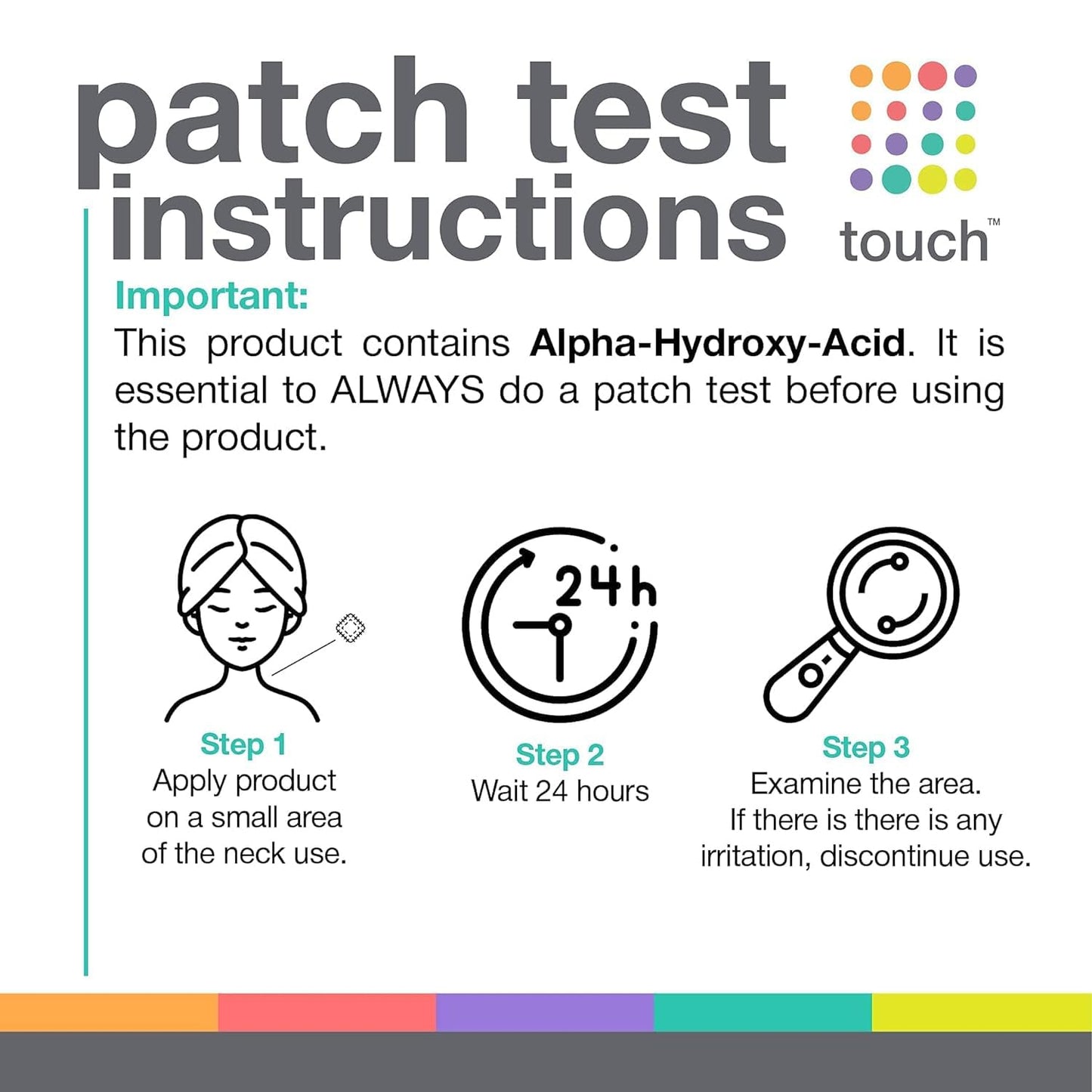 TOUCH Glycolic Acid Lotion for Keratosis Pilaris - KP Exfoliating Body Lotion Moisturizer - for AHA BHA Rough & Bumpy Skin- Gets Rid of Redness Beauty & Personal Care TOUCH