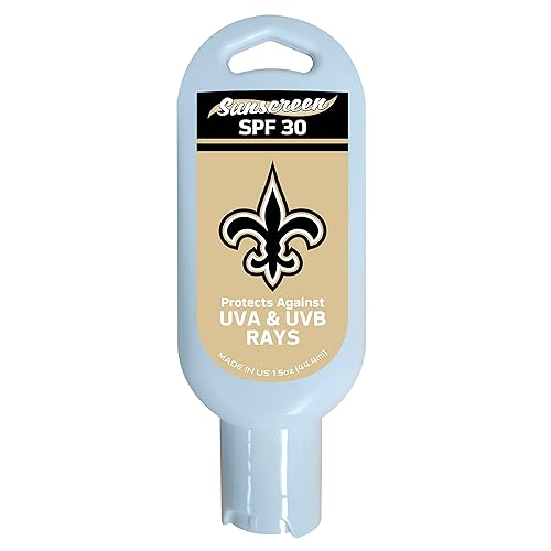 FANMATS 34711 New Orleans Saints 1.5oz SPF 30 Sunscreen Beauty & Personal Care FANMATS