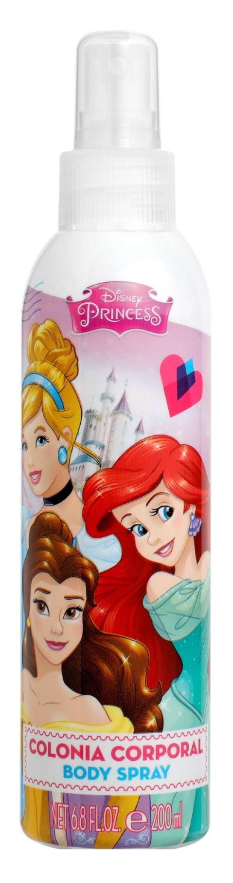 Disney Princess Fragrance for Kids Body Spray 200ml Mist Made in Spain by Air Val International, 6.8 FL Oz Beauty & Personal Care Disney