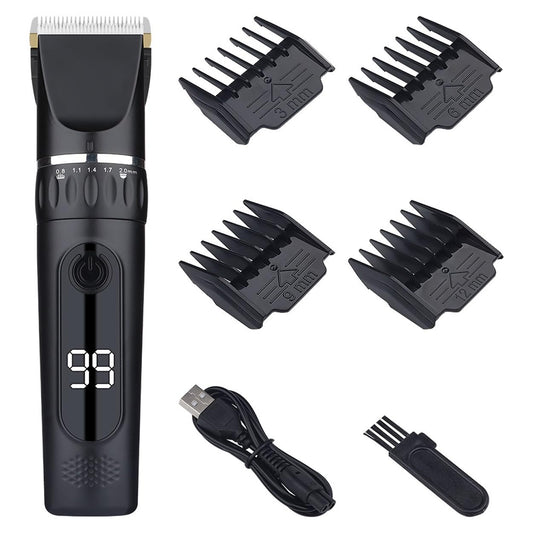 GLESVOWIO Hair Clipper Professional Cordless Elects for Men(Black) Beauty and Personal Care GLESVOWIO
