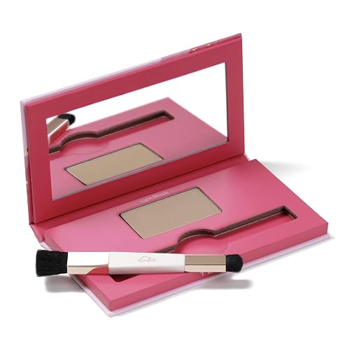 eSalon Root Touch Up + Brow Powder, Conceal & Cover (Light Blonde) - Hairline Powder for Women - Scalp Concealer & Filler for Thinning & Gray Hair Beauty & Personal Care eSalon