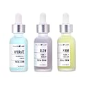 Valjean Labs Facial Serum, Combo Pack of Hydrate, Glow, and Firm | Supercharged, Targeted Skincare Ingredients | Paraben Free (1oz Bottles) Beauty & Personal Care VALJEAN LABS