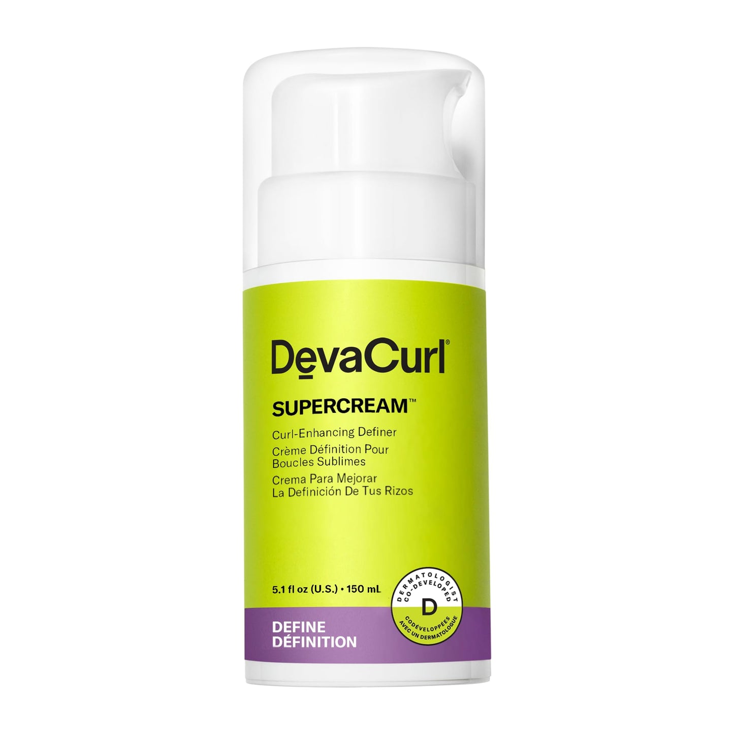 DevaCurl SuperCream Ultra-Rich Moisturizing Definer, Warm Coconut, 5.1 fl. oz Beauty & Personal Care DevaCurl
