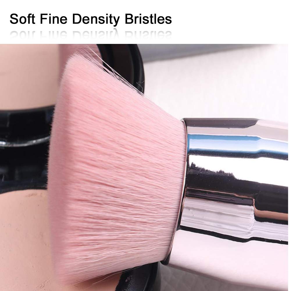 JOSALINAS Kabuki Foundation Makeup Brushes Flat Top for Face Blusher Liquid Powder Blend and Contour Tool and Mineral BB Cream, Flat Beauty & Personal Care JOSALINAS