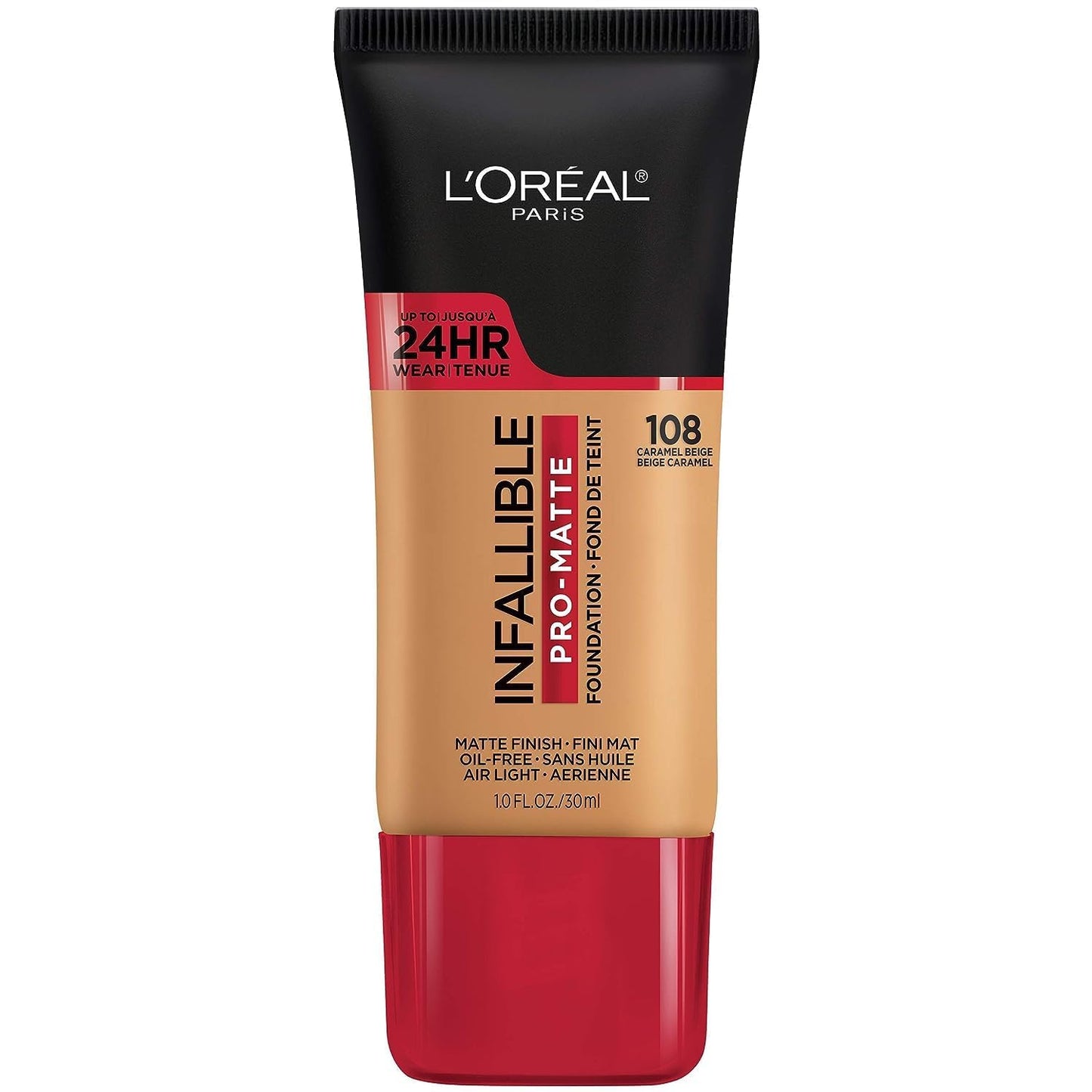 L'Oreal Paris Cosmetics Makeup Infallible Pro-Matte Liquid Longwear Foundation, Caramel Beige, 1 fl oz Beauty & Personal Care L'Oreal Paris