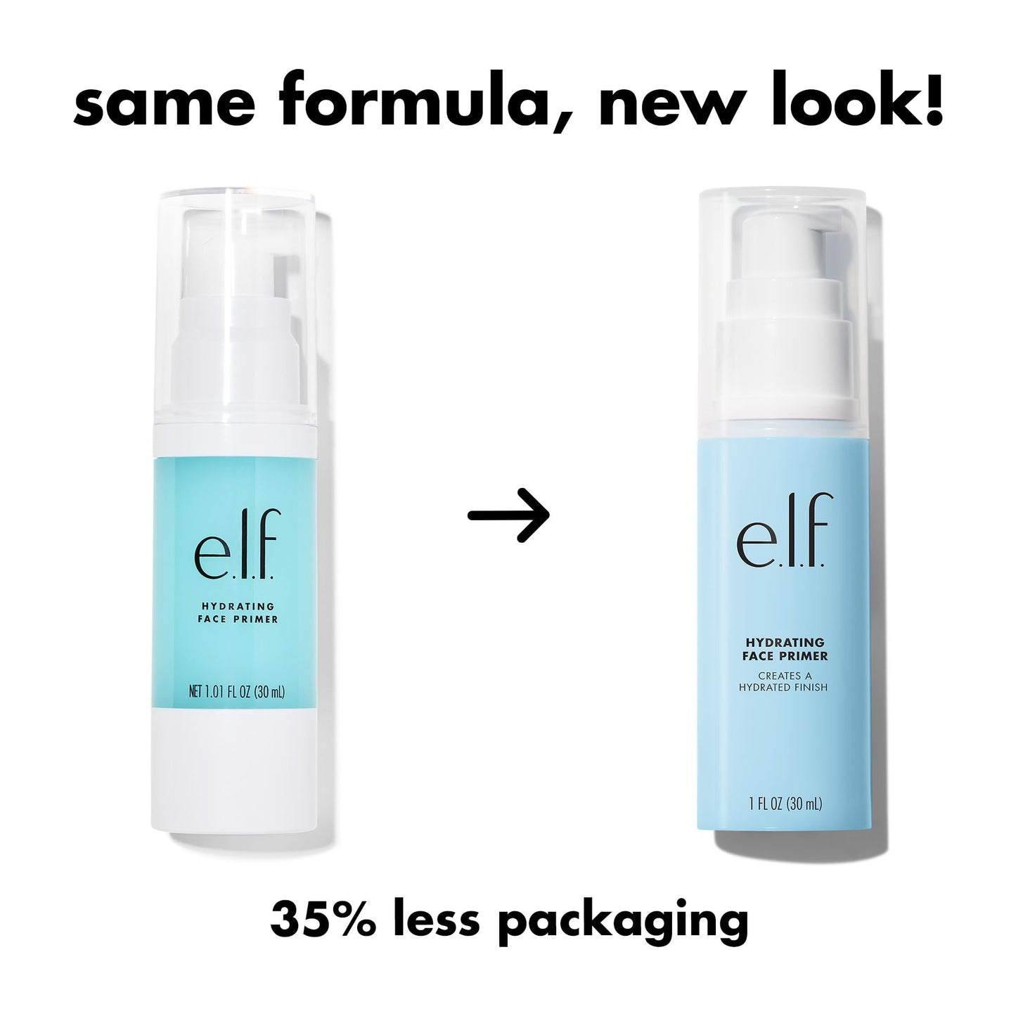 e.l.f. Hydrating Face Primer, Moisturizing Makeup Base, Smooths Pores & Fine Lines, Long-Lasting Wear, Preps Skin for Foundation Application, Large Beauty & Personal Care e.l.f.