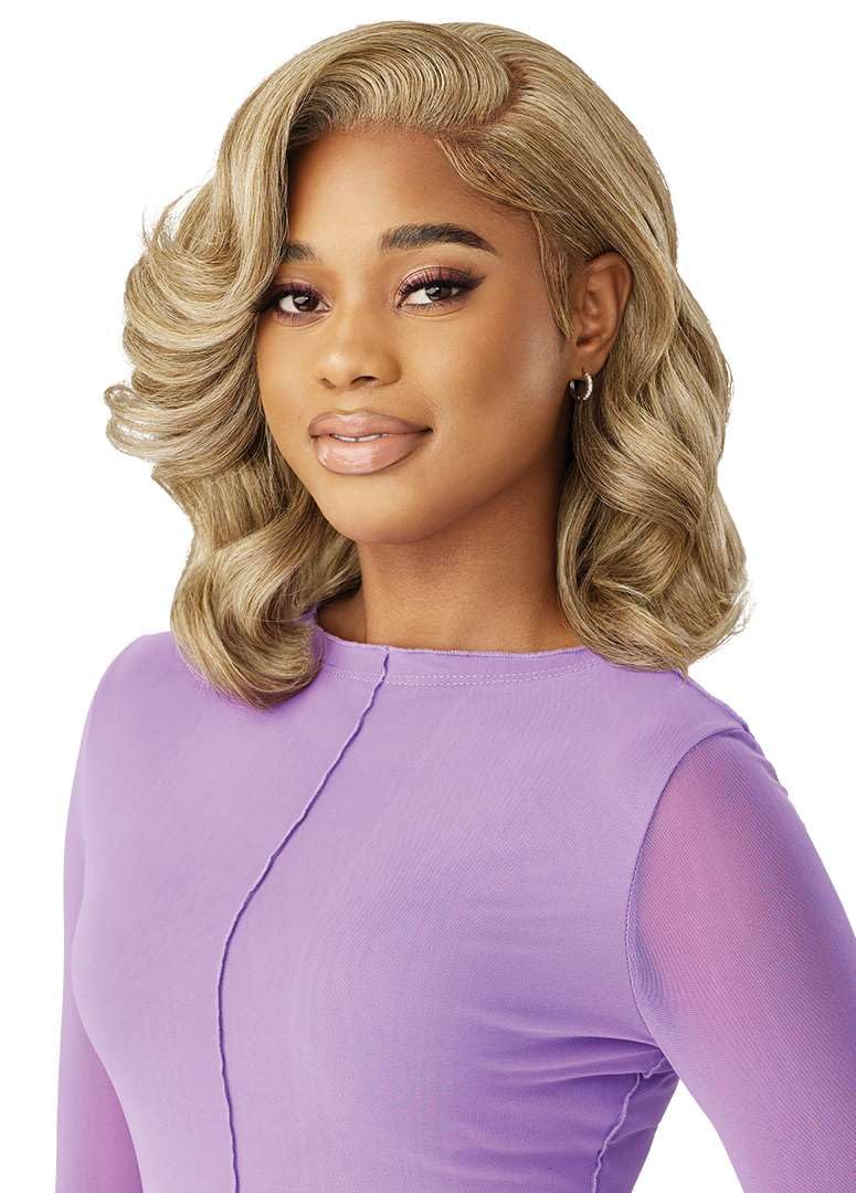 Outre Lace Front Wig - Perfect Hair Line 13X4 - Swoop Series - Swoop 11 (DR4/COPPER GOLD)