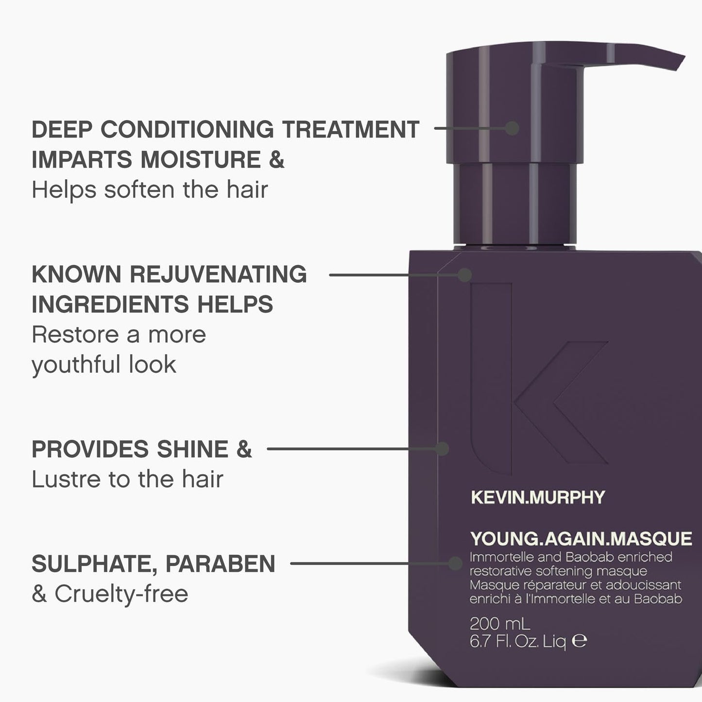 Kevin Murphy Young.Again.Masque -Option 6.7 oz Beauty & Personal Care Kevin Murphy