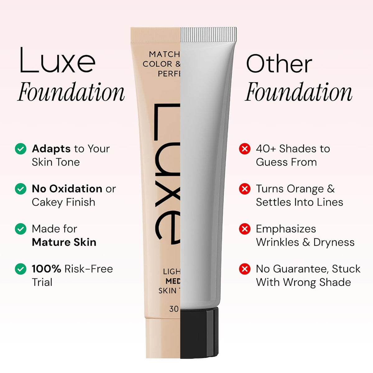 Luxe Color Changing Foundation - Medium Dark
