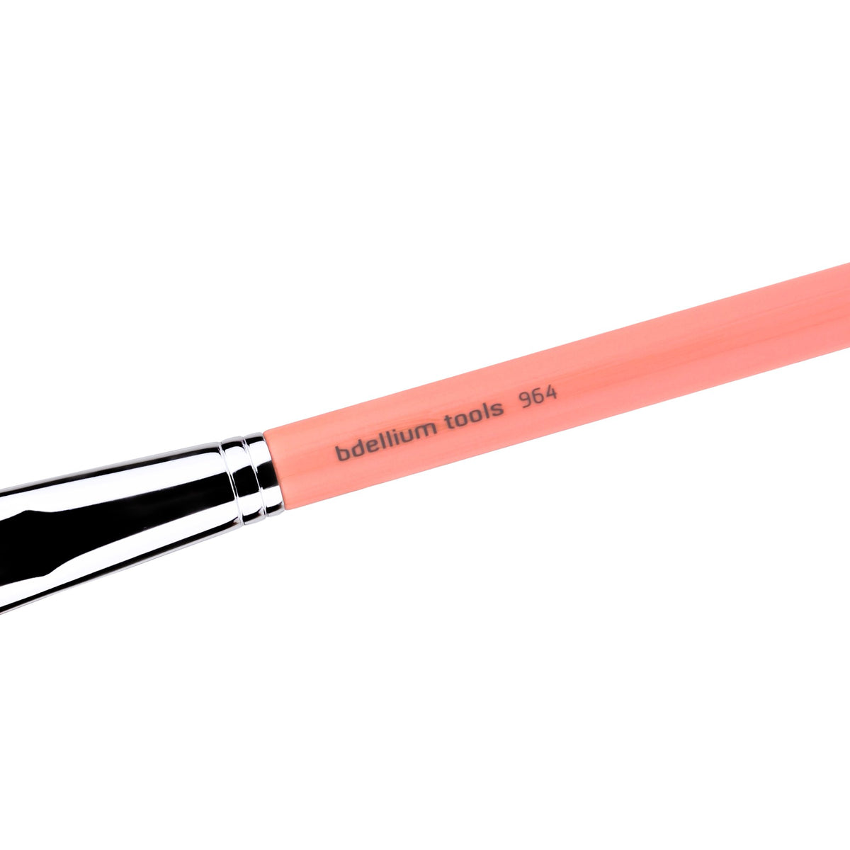 Bdellium Tools Professional Makeup Brush - Pink Bambu Series 964 All Purpose Blusher - With Soft Synthetic Fibers, For Precise Blush Application