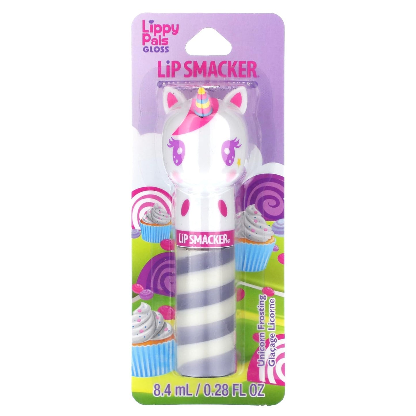 Lip Smacker Lippy Pals Swirls Unicorn, Flavored Moisturizing & Smoothing Soft Shine Lip Balm, Hydrating & Protecting Fun Tasty Glossy Finish Beauty & Personal Care Lip Smacker