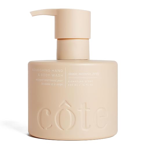 Cote Beauty’s Nourishing Hand & Body Wash for Dry Skin, Soothing Formula, Hydrating Body Wash for Sensitive Skin, Antioxidant Rich Cleanser, Vegan Beauty & Personal Care Cote Shop