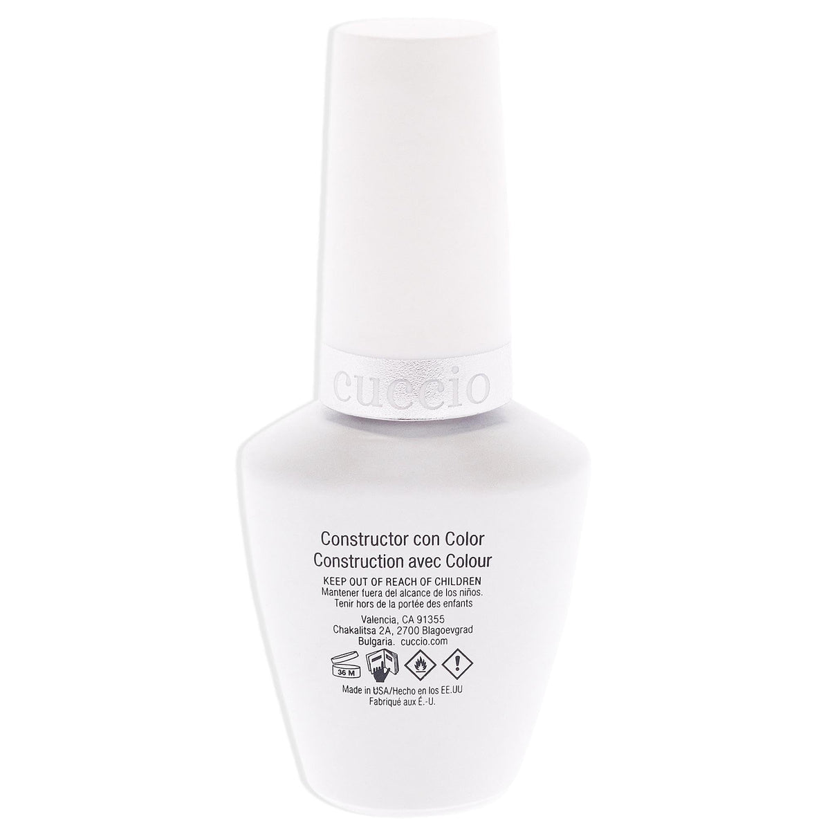 Cuccio Pro Brush-On Colour Builder Soak Off Gel - LED and UV Self-Leveling Lightweight Formula - Camouflages Re-Growth and Corrects Uneven Nail Beds