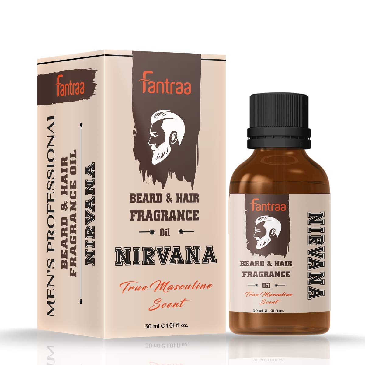 Fantraa Beard and Hair Fragrance Oil - 30 ml (Nirvana) Beauty and Personal Care Fantraa
