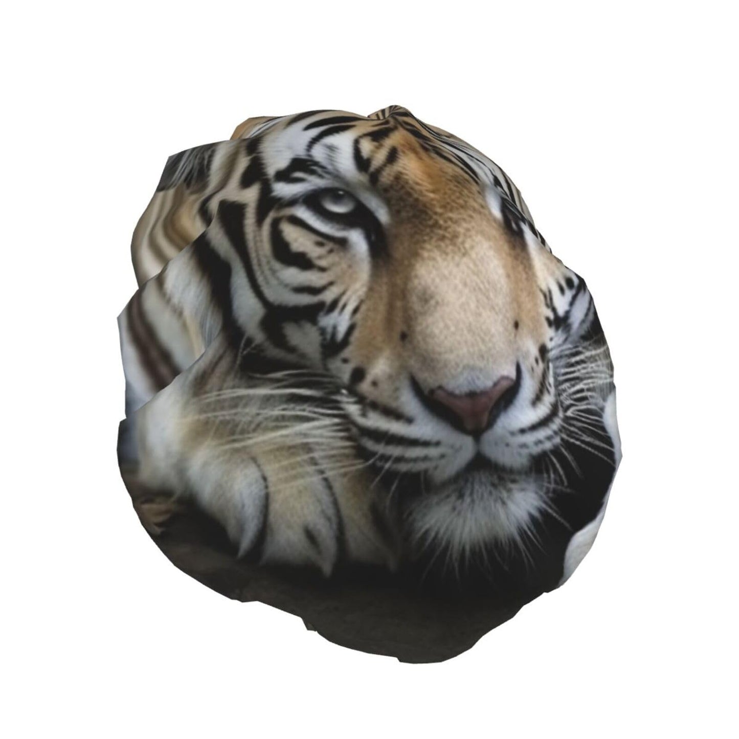 Tiger Lie On Rock Shower Cap for Women Men Large Reusable Shower Bonnet Double-Layer Waterproof Bath Caps Elastic Band Hair Hat for All Hairstyles Beauty and Personal Care BWLHJKE