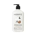 Hempz Whipped Vanilla & Coconut Cream Body & Hand Lotion, Vegan Formula, for Men or Women, 17 oz. Beauty & Personal Care Hempz