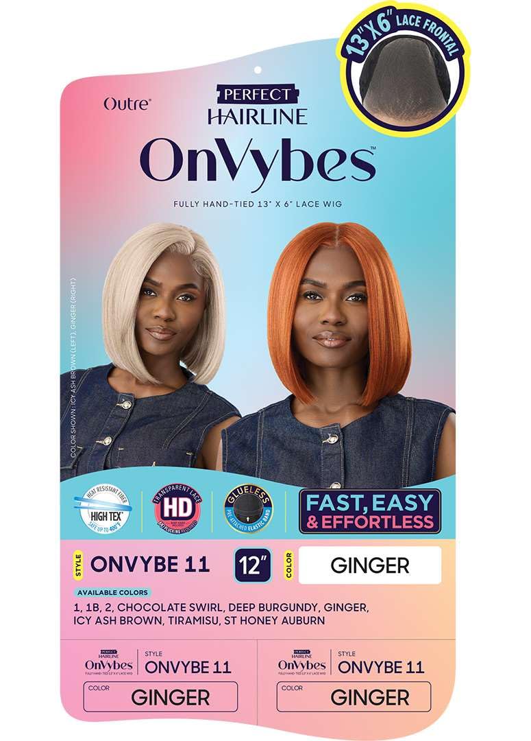 Outre Lace Front Wig - Perfect Hair Line 13X6 - OnVybes - OnVybe 11 (CHOCOLATE SWIRL)