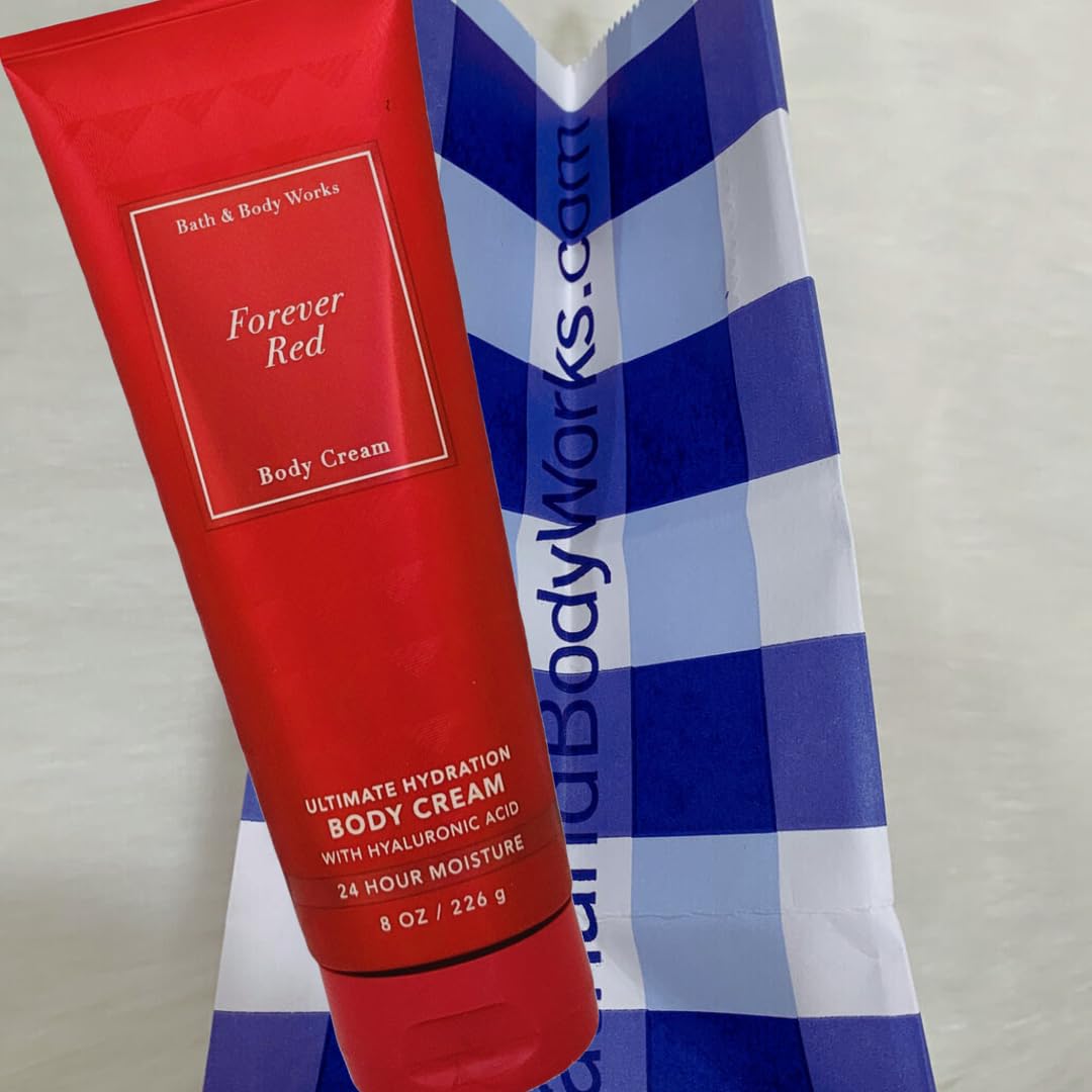 Bath & Body Works FOREVER RED Ultra Shea Body Cream 8 Ounce (Packaging Varies) Beauty & Personal Care Bath & Body Works